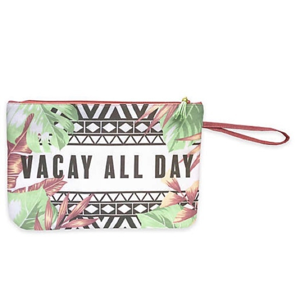 Swimsuit & cell phone Sack - “Vacay All Day” - NWT